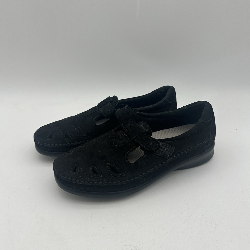 SAS Shoes Womens 7M Roamer Black Tripad Comfort Walking Sneakers‎